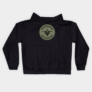 Aggressor Squadron (subdued) Kids Hoodie